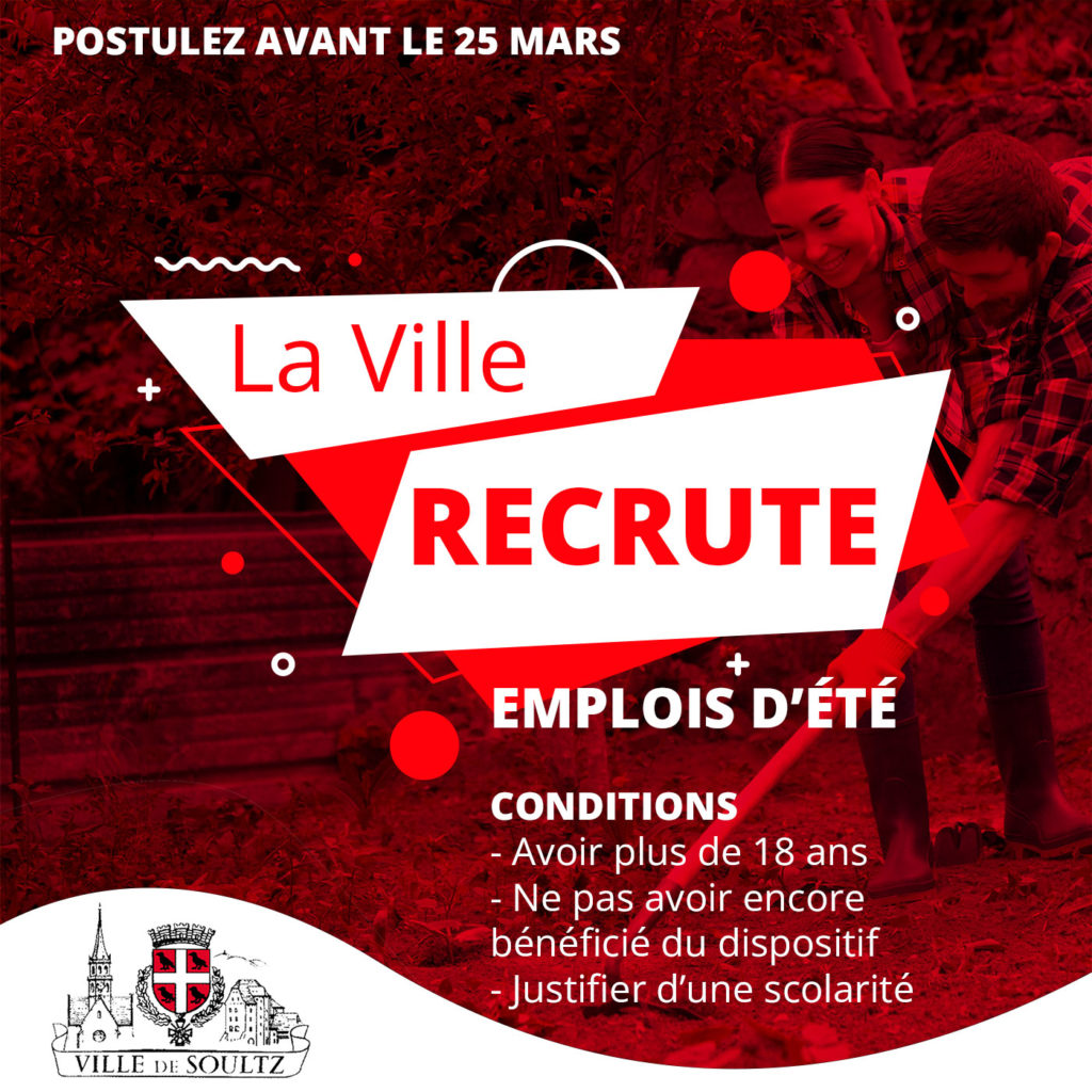 Emploi d’été – Saisonnier