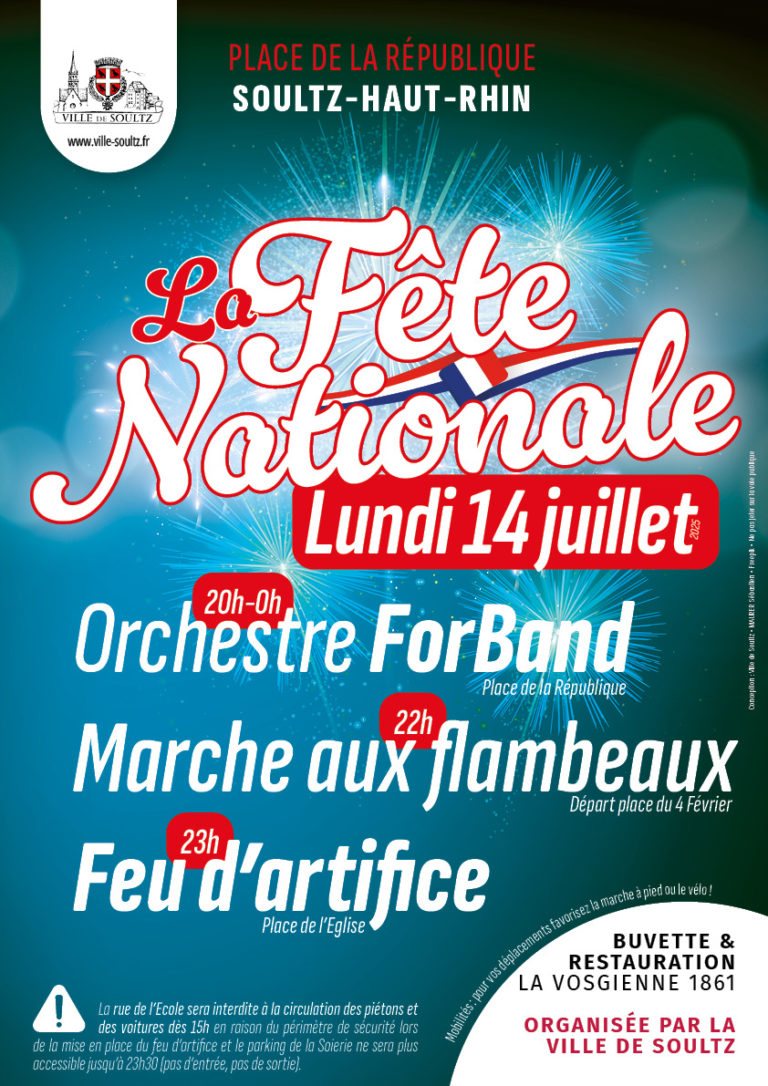 Fête Nationale à Soultz - 14 juillet 2025