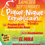 Pique Nique Républicain Soultz le 6 septembre 2025
