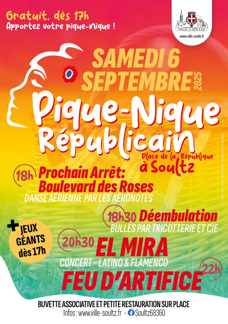 Pique Nique Républicain Soultz le 6 septembre 2025