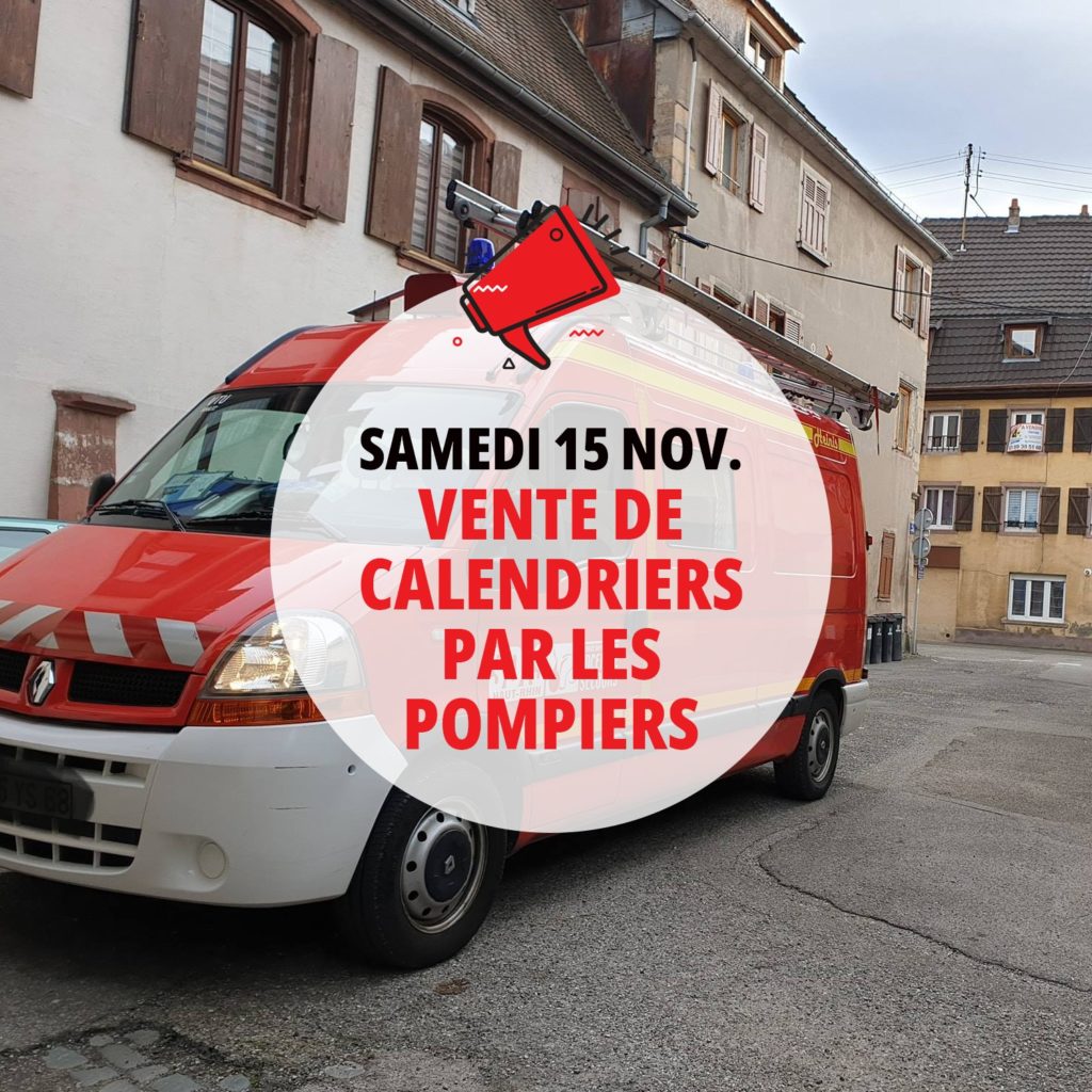 Soutenez nos pompiers en achetant leur calendrier