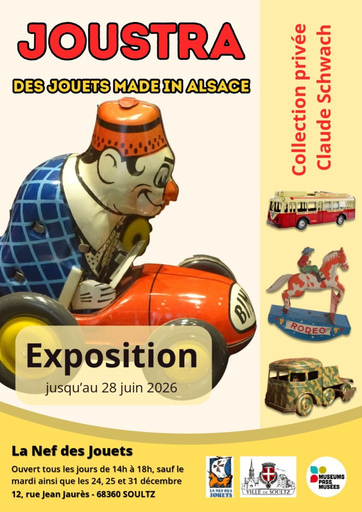 Exposition « Joustra, des jouets made in Alsace » – jusqu&rsquo;au 28 juin