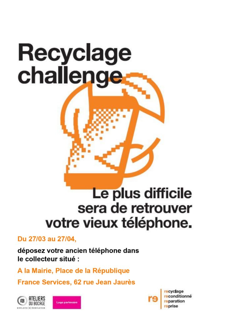 Recyclage Challenge : donnez une seconde vie à vos anciens appareils !