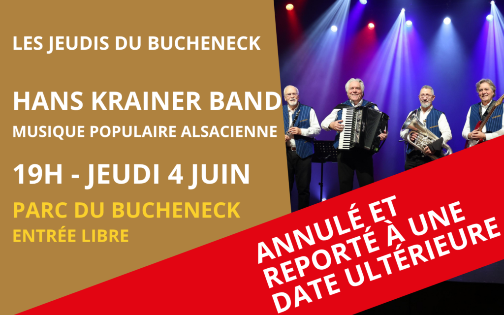 ANNULÉ & REPORTÉ – Les Jeudis du Bucheneck – Hans Krainer Band
