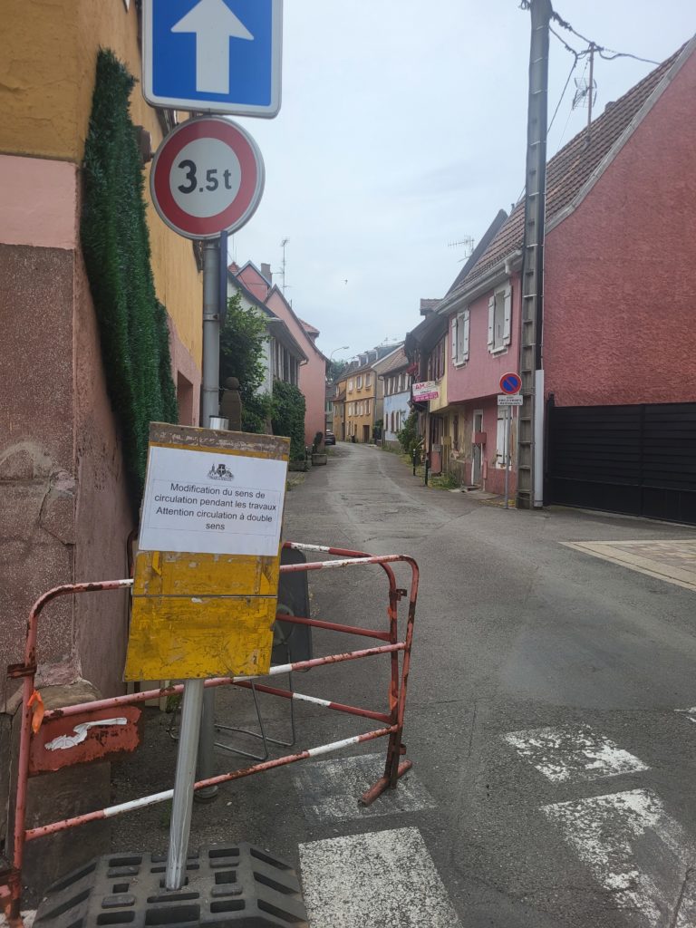 Modification sens de circulation – Rue des Soeurs à partir du 10/06