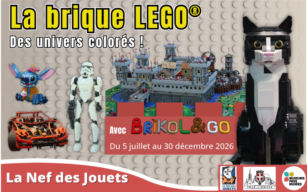 Exposition « La brique LEGO® » à la Nef des Jouets