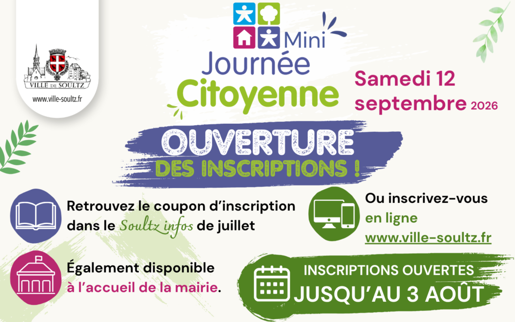 Mini-Journée Citoyenne 2026 : mobilisons-nous le 12 septembre !