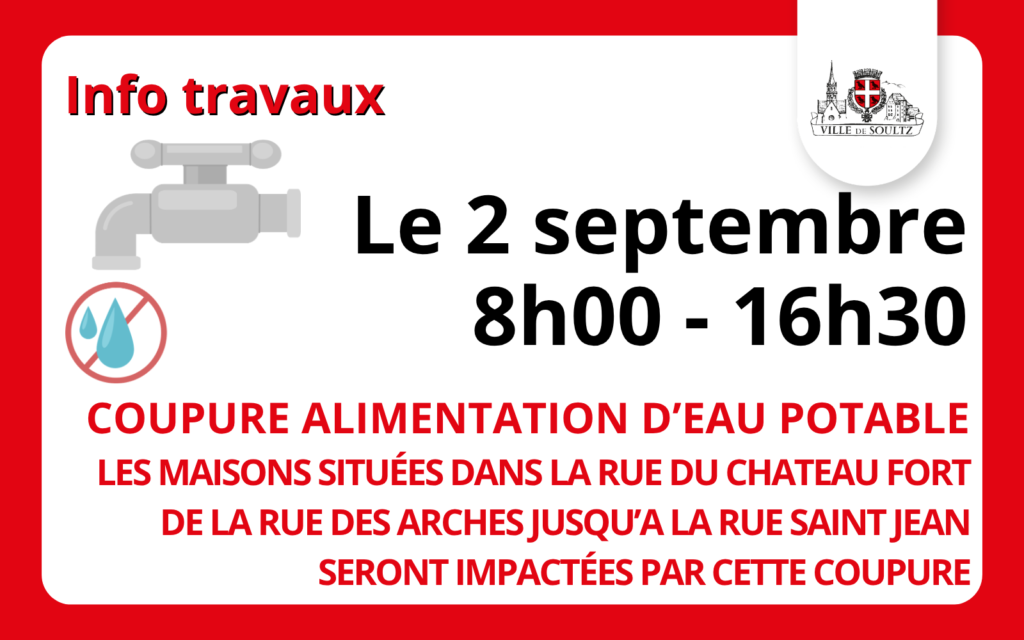 Avis de coupure – 02/09