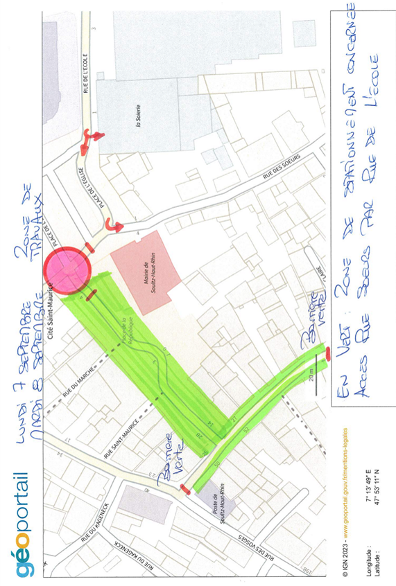 Travaux place de la République : circulation et stationnement temporairement interdits